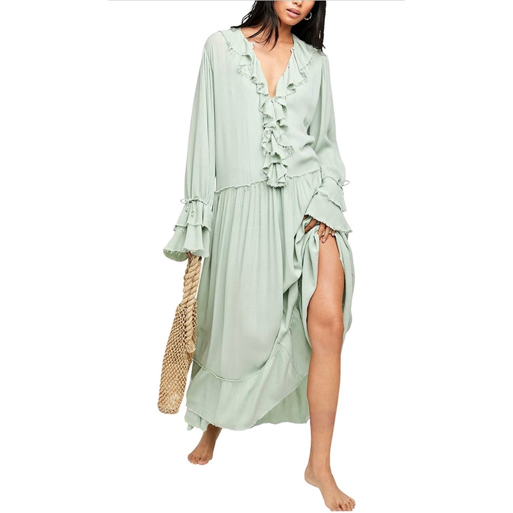 NWT Free People Sweet Darlin Maxi Dress XS